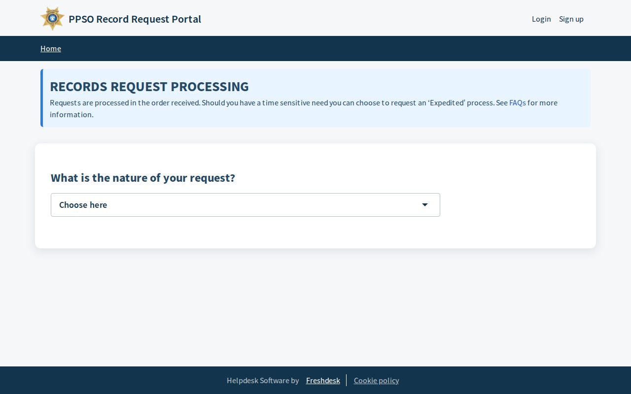 Plaquemines Parish arrest records online request form