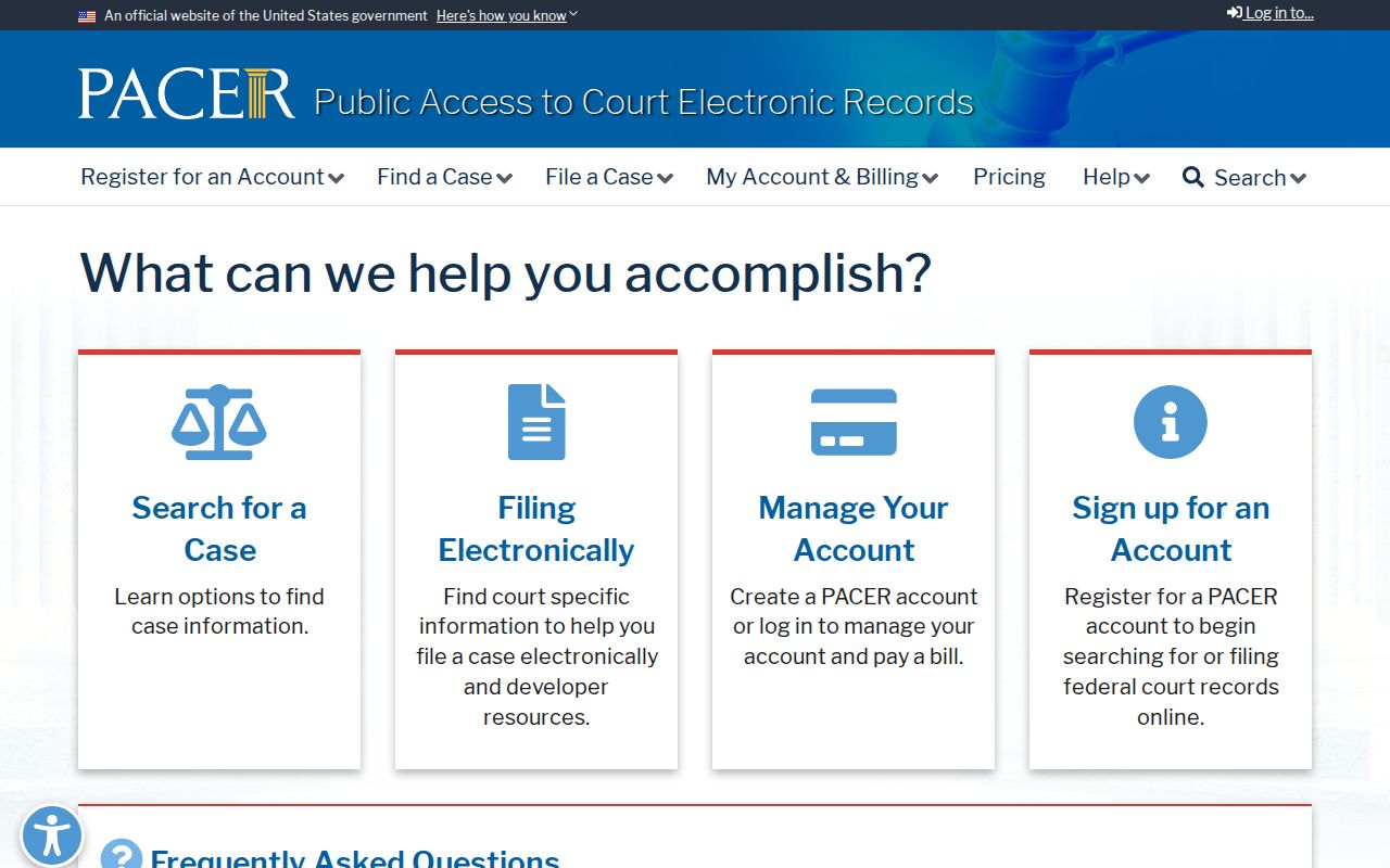 Plaquemines Parish federal criminal court records through PACER